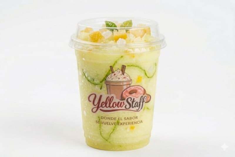 Helado sabor limón